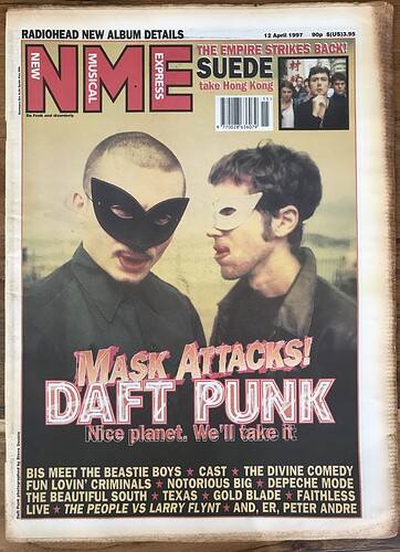 Daft Punk NME 97