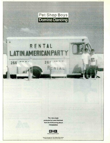PSB Domino Dancing US Sep 1988