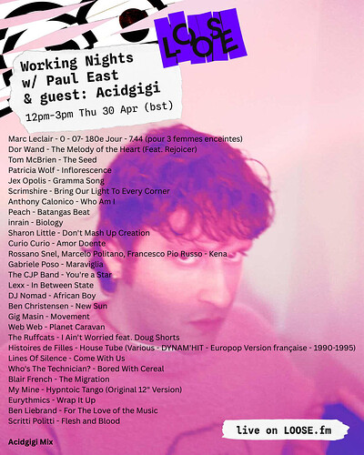 LooseFM_APr26_tracklist