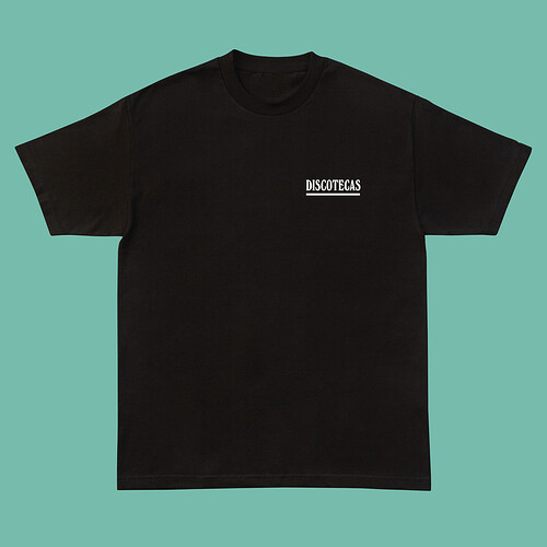 Discotecas-T-Shirt-Black-Front