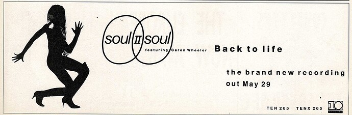 Soul II SOul back 29 May 1989