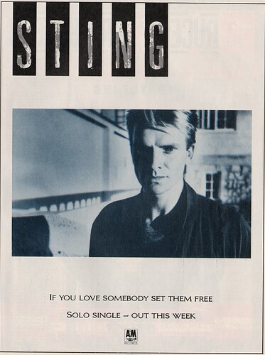 sting june 1985