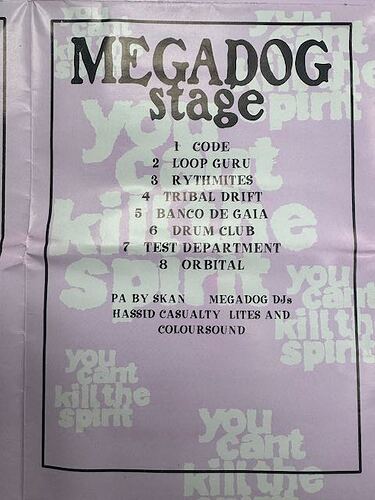 Deptford Free Festival 93 - Megadog stage