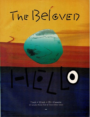 Beloved Hello ad 1990