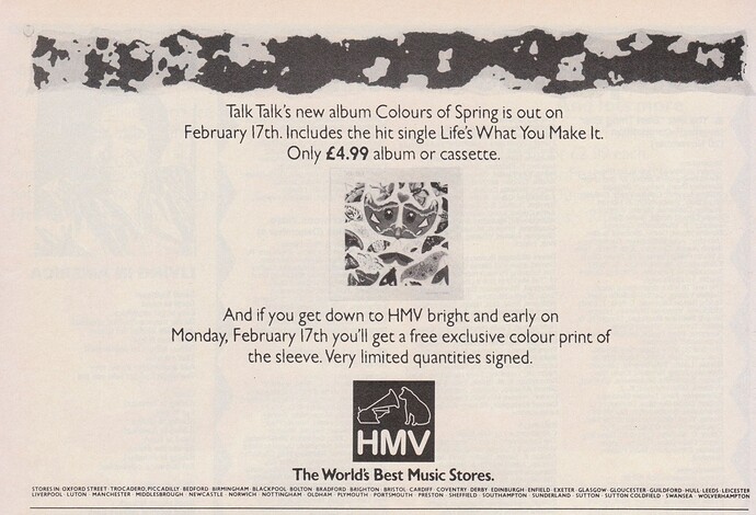 Talk Talk 17 Feb 1986