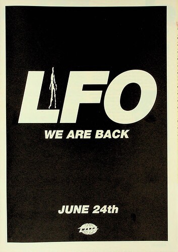 LFO we are back ad 24 June 1991