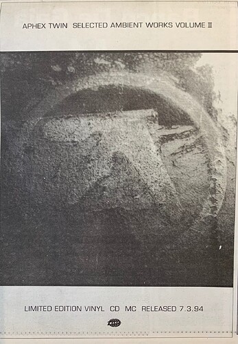 Aphex Twin 7 March 1994