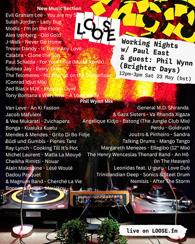 LooseFM_05May26_Tracklist