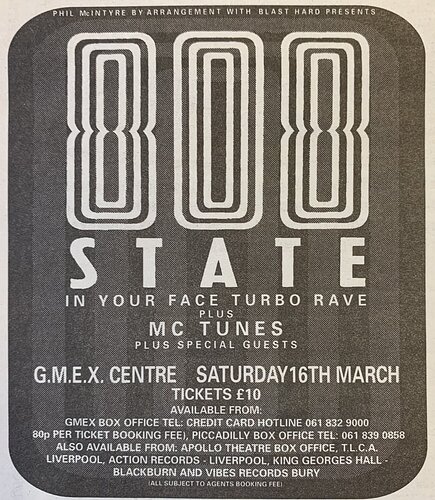 ZTT 808 State 16 March 1991