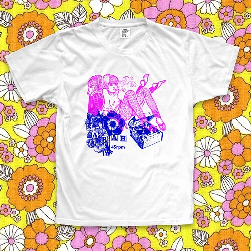 sarah-45rpm-tee