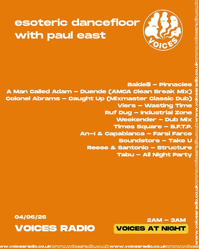 PaulEast_EsotericDancefloor_Voices_04June2026_tl