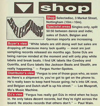 Selectadisc Nottingham 1992