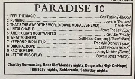 Top 10 Norman Jay June 1990