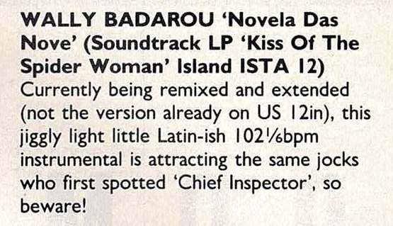 Wallt Badarou Feb 1986